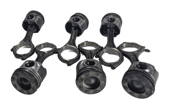 2014-2016 AUDI A6 A7 A8 Q5 Q7 VW TOUAREG B8 8R C7 3.0L DIESEL PISTON & ROD SET 6