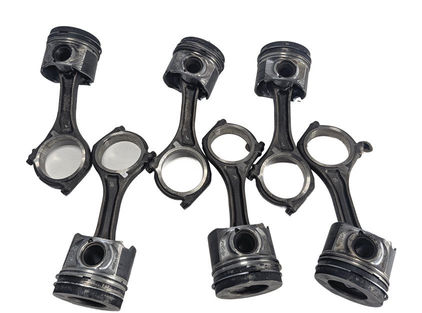 Thumbnail 2: 2014-2016 AUDI A6 A7 A8 Q5 Q7 VW TOUAREG B8 8R C7 3.0L DIESEL PISTON & ROD SET 6