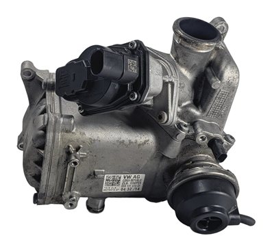 Thumbnail 4: 2015 AUDI A6 (C7 4G) 3.0L DIESEL (CPNB) ENGINE EGR COOLER w/ACTUATOR
