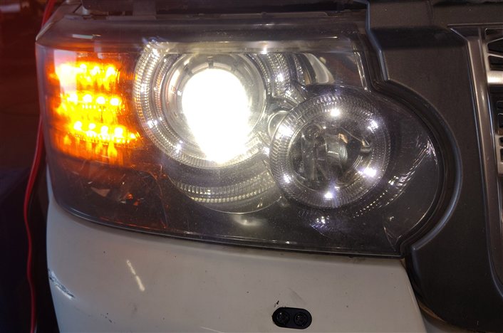 Thumbnail 2: 2010-2011 RANGE ROVER (L322) RIGHT PASSENGER XENON ADAPTIVE AFS HEADLIGHT LAMP
