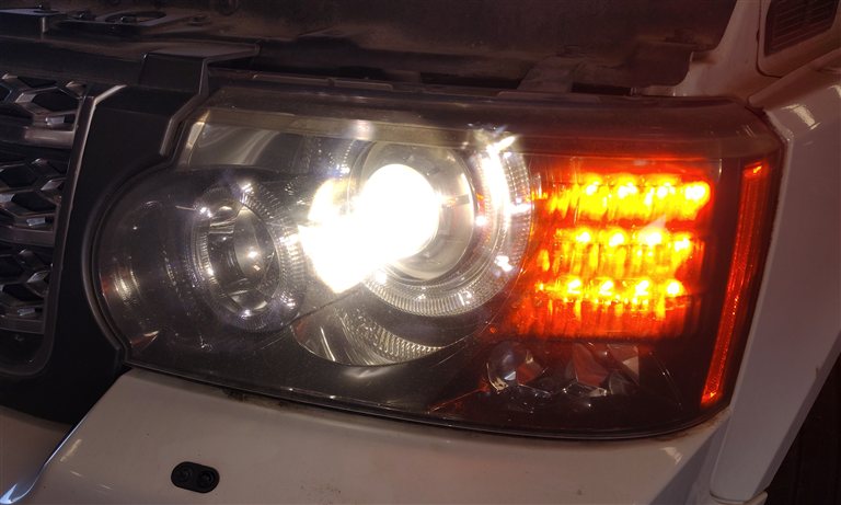 Thumbnail 2: 2010-2011 RANGE ROVER (L322) LEFT DRIVER XENON ADAPTIVE AFS HEADLIGHT LIGHT LAMP