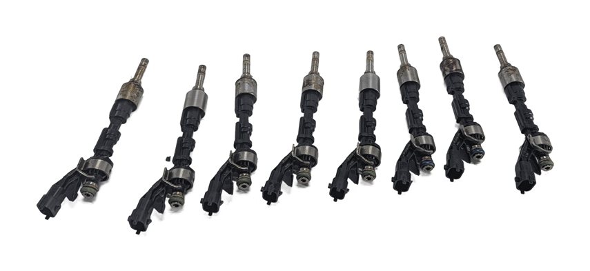 Thumbnail 2: 2010-2017 RANGE ROVER SPORT (L320 L322) JAGUAR XF XJ XK 5.0L FUEL INJECTOR SET 8