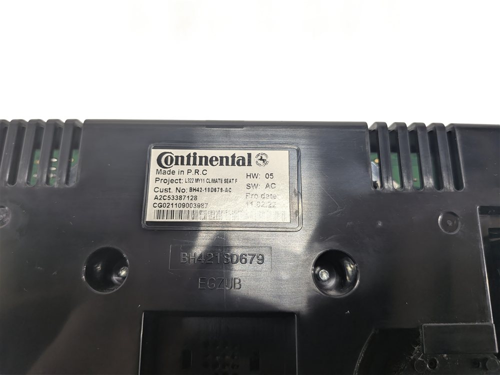 Thumbnail 13: 2010-2012 RANGE ROVER (L322) FRONT HEATER A/C CLIMATE TEMPERATURE CONTROL PANEL