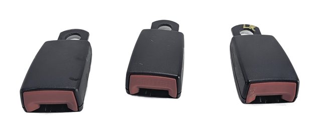 2011 RANGE ROVER (L322) REAR SEAT SEATBELT BUCKLE RECEIVER SET/3 (Black)