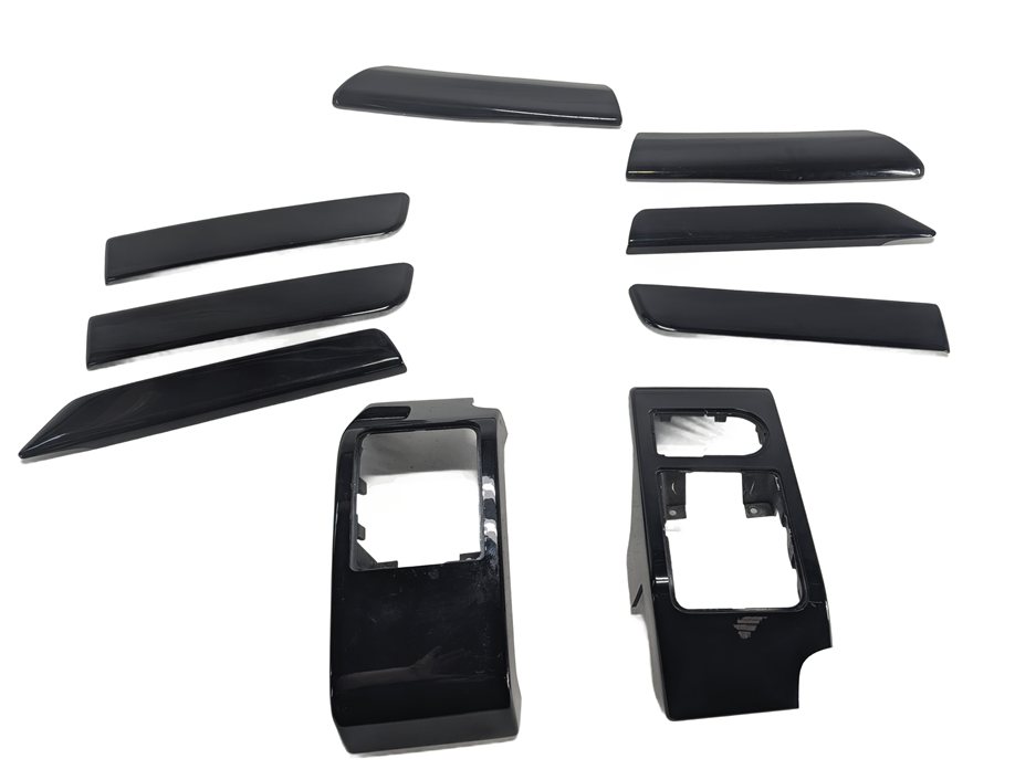 Thumbnail 2: 2011 RANGE ROVER L322 INTERIOR DOOR DASH CENTER CONSOLE TRIM SET/9 (Grand Black)
