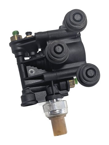 Thumbnail 2: 2011 RANGE ROVER (L322) REAR LEFT AIR SUSPENSION VALVE BLOCK w/ PRESSURE SENSOR