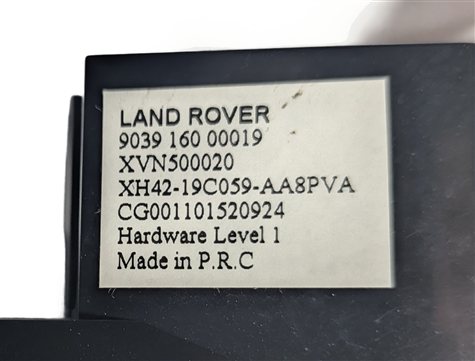 Thumbnail 8: 2011 RANGE ROVER (L322) REAR ENTERTAINMENT AUDIO VIDEO AUX INPUT JACK PANEL