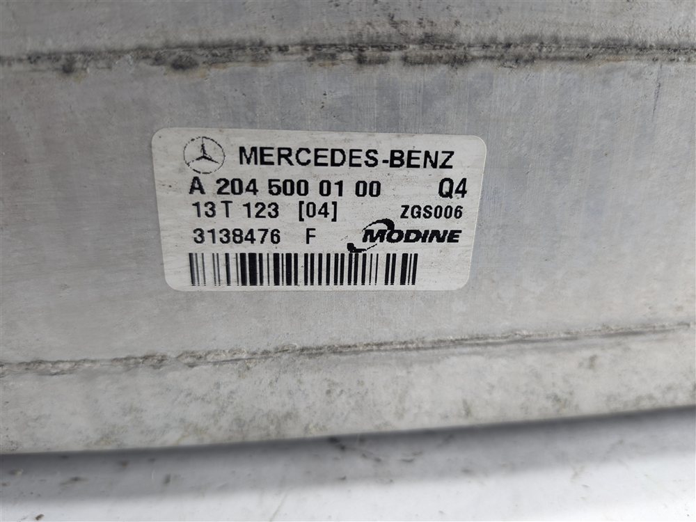 Thumbnail 8: 12-15 MERCEDES BENZ C250 SLK250 (W204 R172) 1.8L M271 TURBO ENGINE INTERCOOLER