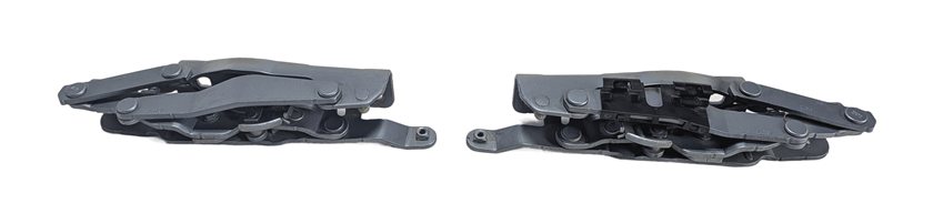 Thumbnail 4: 12-20 MB SLK250 SLK300 SLK350 SLC300 (R172) FRONT HOOD HINGE LEFT/RIGHT SET/2
