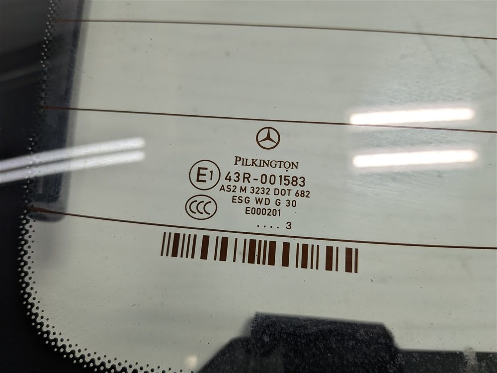 Thumbnail 4: 12-20 MERCEDES SLK250 SLK300 SLK350 SLC300 (R172) CONVERTIBLE REAR BACK GLASS