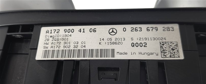 Thumbnail 10: 2013 MERCEDES SLK250 SLK350 (R172) INSTRUMENT CLUSTER SPEEDOMETER GAUGE MPH