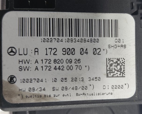 Thumbnail 8: 2013-2020 MERCEDES E SL SLC SLK CLASS (R172 R231 W207) AIRSCARF CONTROL MODULE