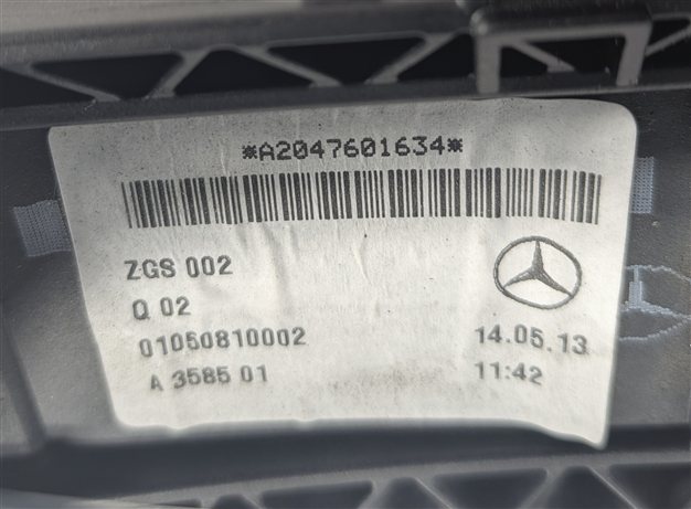 Thumbnail 5: 2012-2020 MERCEDES SLC SLK CLASS (R172) FRONT RIGHT OUTSIDE DOOR HANDLE (Silver)