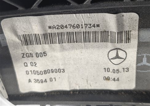 Thumbnail 8: 2012-2020 MERCEDES SLC SLK CLASS (R172) FRONT LEFT OUTSIDE DOOR HANDLE (Silver)