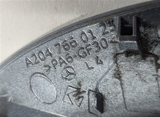 Thumbnail 9: 2012-2020 MERCEDES SLC SLK CLASS (R172) FRONT LEFT OUTSIDE DOOR HANDLE (Silver)