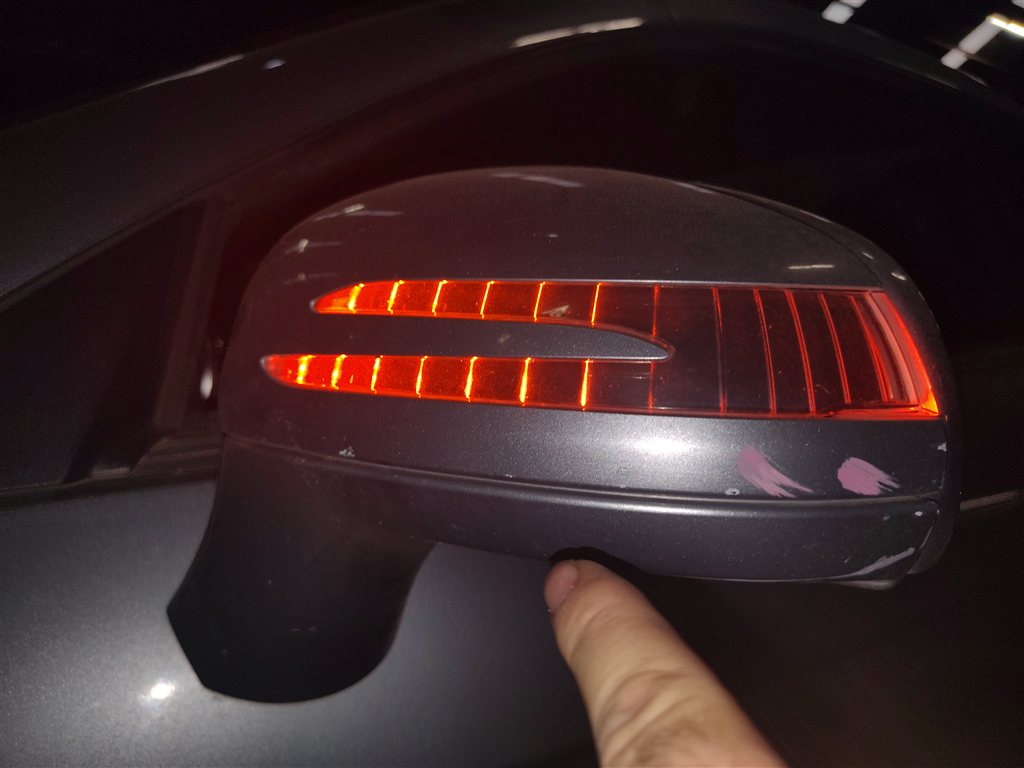 Thumbnail 2: 12-20 MERCEDES SLC SLK R172 LEFT DRIVER DOOR MIRROR w/PFOLD MEMORY HEAT (Silver)