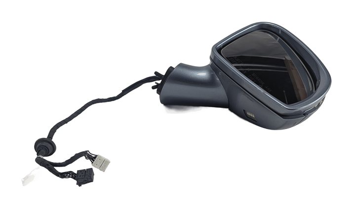 Thumbnail 3: 12-20 MERCEDES SLK250 SLK350 R172 RIGHT DOOR MIRROR w/PFOLD MEMORY HEAT (Silver)