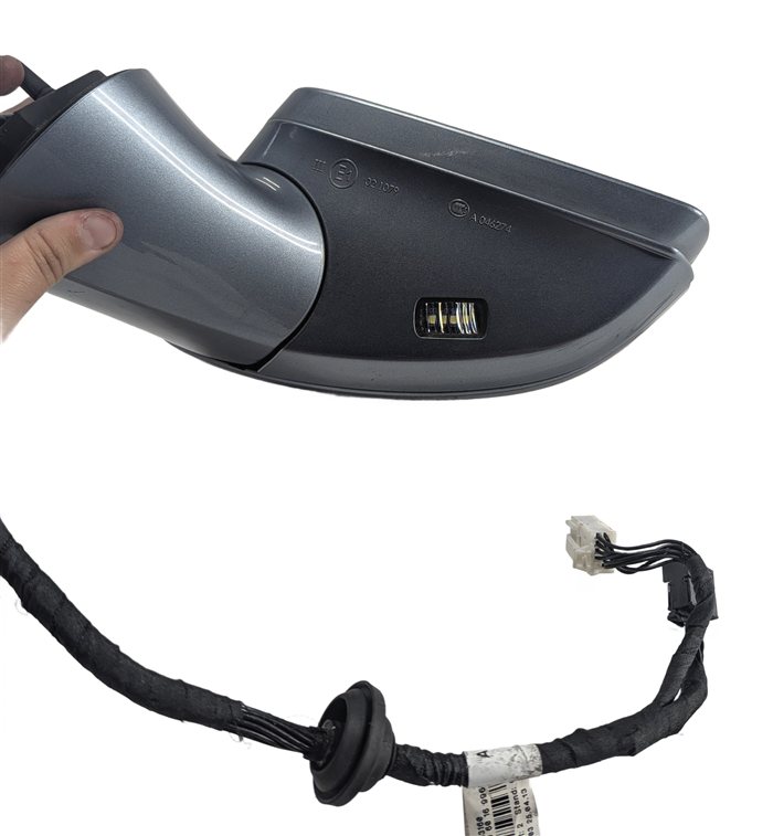 Thumbnail 8: 12-20 MERCEDES SLK250 SLK350 R172 RIGHT DOOR MIRROR w/PFOLD MEMORY HEAT (Silver)