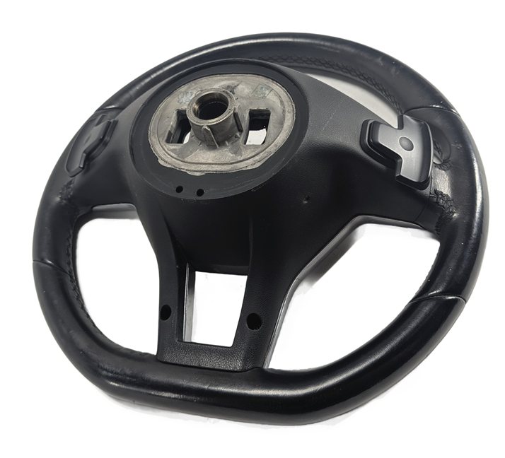 Thumbnail 3: 13-16 MERCEDES SLK250 SLK350 (R172) LEATHER MULTIFUNCTION STEERING WHEEL (Black)