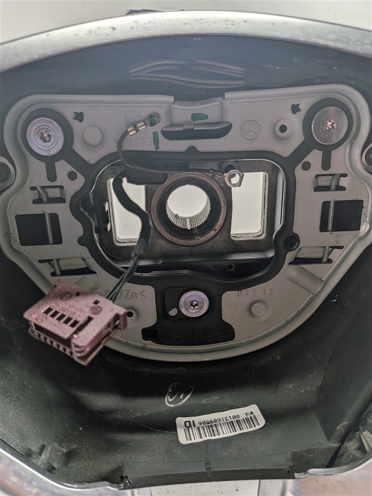 Thumbnail 4: 13-16 MERCEDES SLK250 SLK350 (R172) LEATHER MULTIFUNCTION STEERING WHEEL (Black)