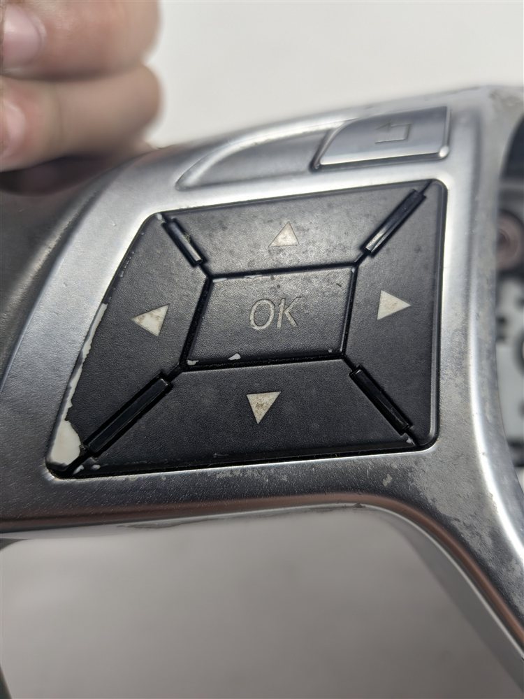 Thumbnail 6: 13-16 MERCEDES SLK250 SLK350 (R172) LEATHER MULTIFUNCTION STEERING WHEEL (Black)