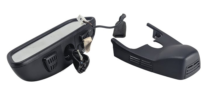Thumbnail 2: 12-20 MERCEDES SLK250 SLK350 (R172) INTERIOR REAR VIEW MIRROR AUTO DIM (Black)