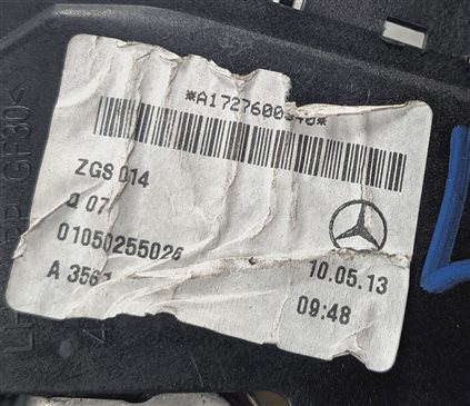 Thumbnail 6: 2010-2019 MB C300 C350 E350 E550 GLK250 GLK350 SL450 SL550 LEFT FRONT DOOR LATCH