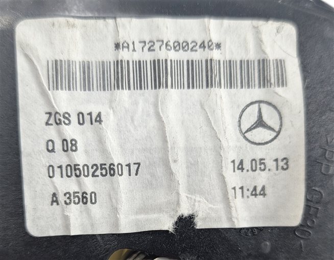 Thumbnail 5: 10-20 MERCEDES C300 E350 SLK250 W204 W212 R172 FRONT RIGHT PASSENGER DOOR LATCH