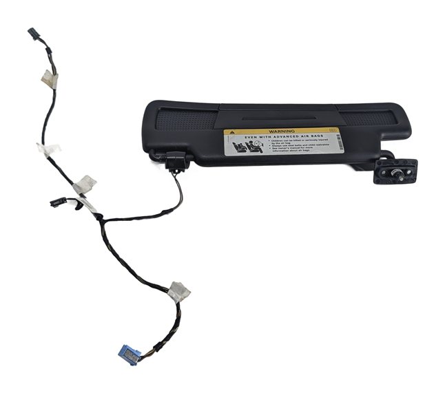 Thumbnail 3: 11-16 MERCEDES SLK250 SLK350 (R172) RIGHT SUN VISOR w/LIGHTED MIRROR (Black)