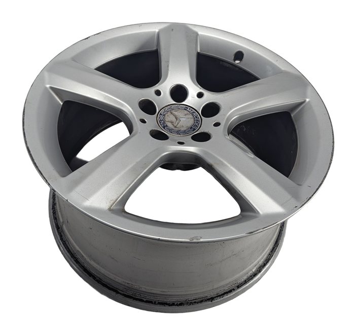 Thumbnail 2: 2012-2015 MERCEDES SLK250 (R172) 17X8.5 5 SPOKE SILVER ALLOY WHEEL RIM ET36