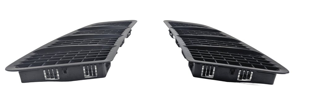 Thumbnail 3: 2013 MERCEDES SLK 250 (R172) LEFT/RIGHT HOOD AIR VENT GRILLE BLACK MESH SET/2