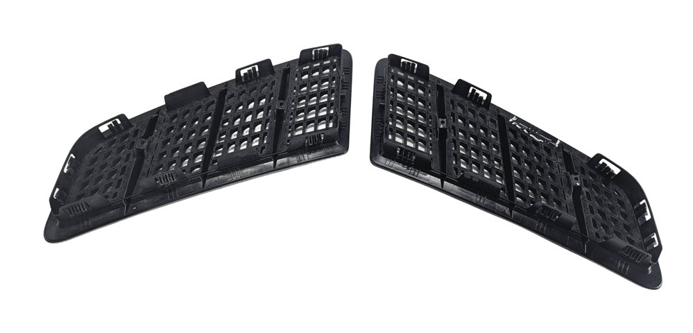 Thumbnail 5: 2013 MERCEDES SLK 250 (R172) LEFT/RIGHT HOOD AIR VENT GRILLE BLACK MESH SET/2