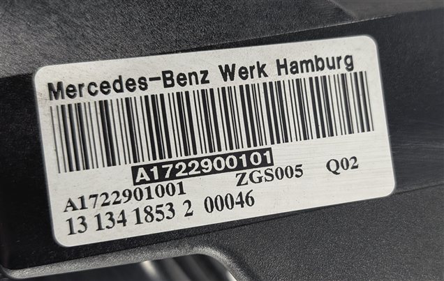 Thumbnail 10: 2013 MERCEDES SLK 250 (R172) AUTOMATIC TRANSMISSION BRAKE PEDAL ASSEMBLY