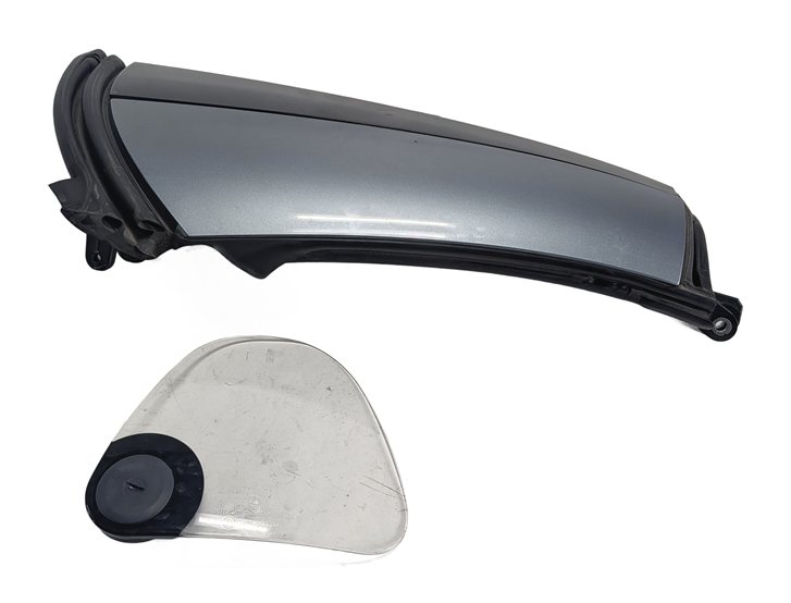 Thumbnail 3: 2013 MERCEDES SLK 250 (R172) RIGHT PASSENGER C PILLAR MOLDING TRIM (Silver)
