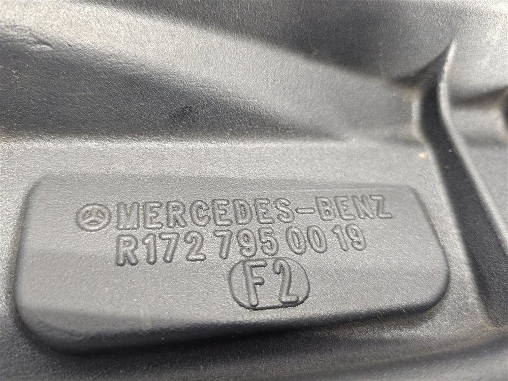 Thumbnail 8: 2013 MERCEDES SLK 250 (R172) RIGHT PASSENGER C PILLAR MOLDING TRIM (Silver)