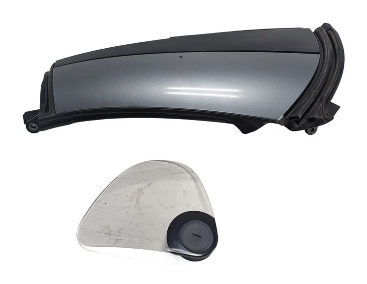 Thumbnail 3: 2013 MERCEDES SLK 250 (R172) LEFT DRIVER C PILLAR MOLDING TRIM (Silver)