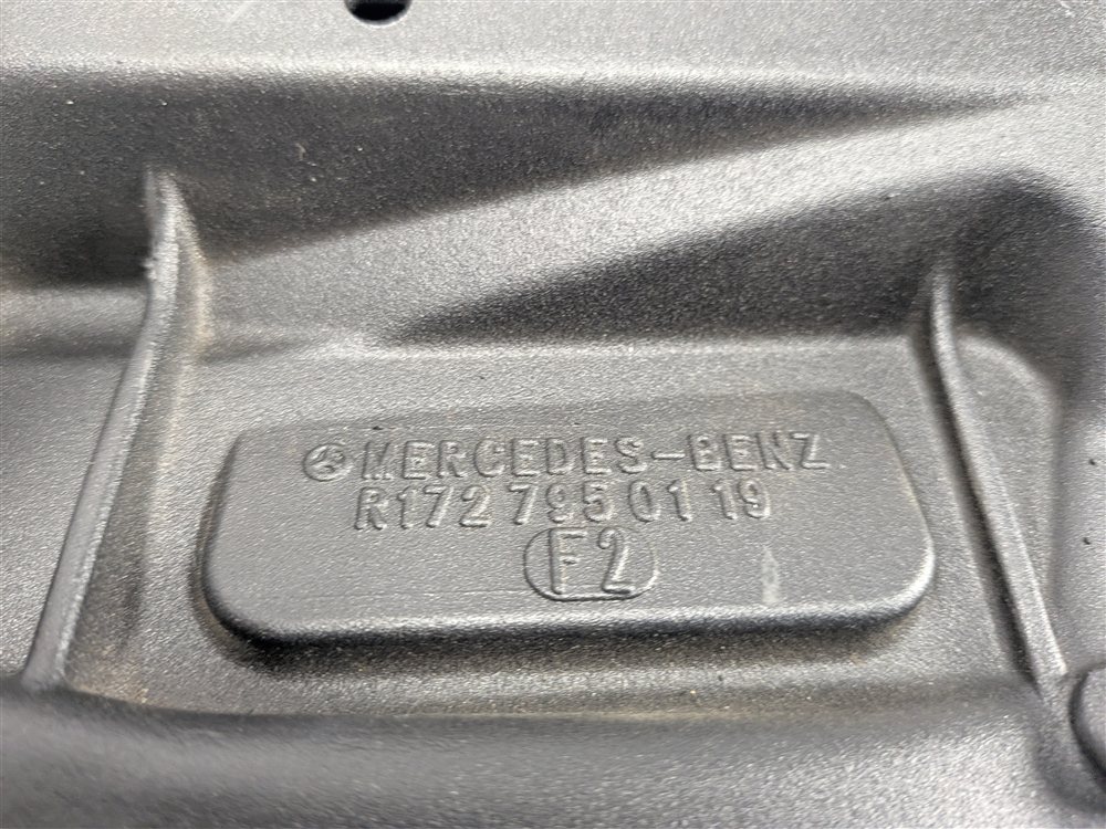 Thumbnail 9: 2013 MERCEDES SLK 250 (R172) LEFT DRIVER C PILLAR MOLDING TRIM (Silver)