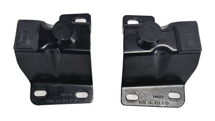 Thumbnail 3: 2013 MERCEDES SLK 250 (R172) LEFT/RIGHT TRUNK LID CATCH SUPPORT BRACKET SET/2
