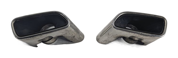 Thumbnail 3: 2013 MERCEDES SLK 250 (R172) REAR LEFT/RIGHT MUFFLER EXHAUST TIP TRIM SET/2