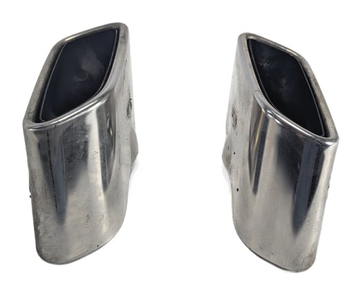 Thumbnail 4: 2013 MERCEDES SLK 250 (R172) REAR LEFT/RIGHT MUFFLER EXHAUST TIP TRIM SET/2