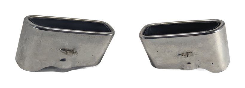 Thumbnail 5: 2013 MERCEDES SLK 250 (R172) REAR LEFT/RIGHT MUFFLER EXHAUST TIP TRIM SET/2