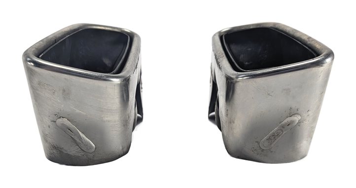 Thumbnail 6: 2013 MERCEDES SLK 250 (R172) REAR LEFT/RIGHT MUFFLER EXHAUST TIP TRIM SET/2