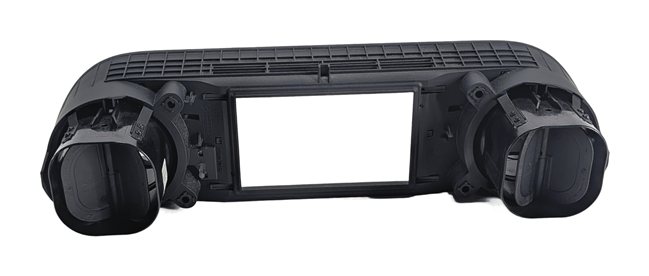 Thumbnail 4: 2013 MERCEDES SLK 250 (R172) FRONT CENTER DASH HEAT AIR AC VENT SET/2 (Black)