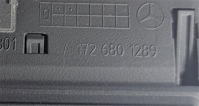 Thumbnail 5: 2013 MERCEDES SLK 250 (R172) FRONT CENTER DASH HEAT AIR AC VENT SET/2 (Black)