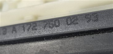 Thumbnail 4: 2013 MERCEDES SLK 250 (R172) TRUNK LID RELEASE HANDLE SWITCH BUTTON