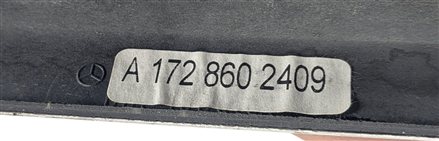 Thumbnail 7: 2013 MERCEDES SLK 250 (R172) REAR RIGHT ROLL BAR TRIM COVER w/SPEAKER GRILLE