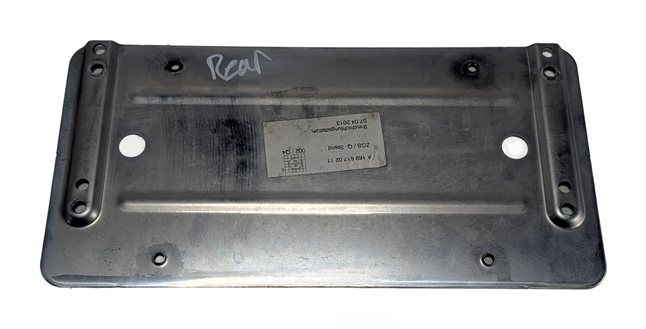 Thumbnail 4: 2013 MERCEDES SLK 250 (R172) REAR LICENSE PLATE BRACKET HOLDER MOUNT TRIM