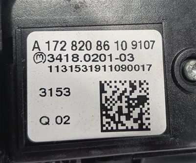 Thumbnail 9: 2013 MERCEDES SLK 250 (R172) EMERGENCY SOS SWITCH CONTROL PANEL BUTTON