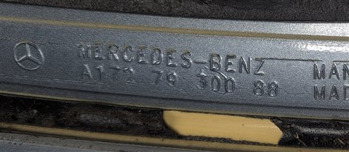Thumbnail 4: 2012-2020 MERCEDES SLK55 AMG SLC300 SLC43 AMG (R172) REAR TRUNK SPOILER (Silver)