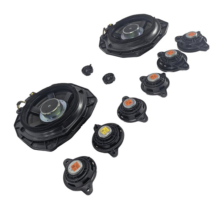 2013 MERCEDES SLK 250 (R172) PREMIUM SOUND AUDIO SYSTEM SPEAKER SET/10